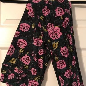 LuLaRoe Tall & Curvy TC Leggings Floral